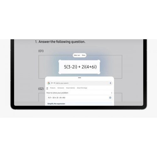 Планшет Samsung Galaxy Tab S10 FE Wi-Fi 8/128GB (SM-X520NLBREUC) Light Blue купити в Україні | Telemart фото