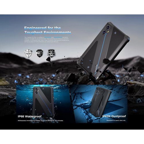 Планшет OUKITEL RT3 Plus LTE 4/128GB (6941749808516) Black купити в Україні | Telemart фото