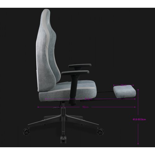 Ігрове крісло Formula V Line Ryvo Plus Pawtex (4711401665755) Black купити в Україні | Telemart фото