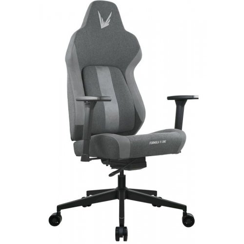 Игровое кресло Formula V Line Viron Fabric (4711401663119) Light Grey купить в Украине | Telemart фото