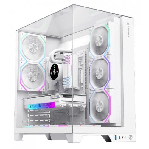 Уценка корпус GAMEMAX Infinity Pro Tempered Glass без БП White (Повреждена упаковка, 902413) купить в Украине | Telemart фото