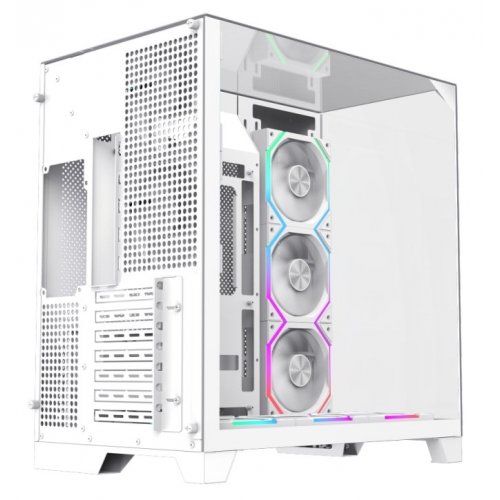 Уценка корпус GAMEMAX Infinity Pro Tempered Glass без БП White (Повреждена упаковка, 902413) купить в Украине | Telemart фото