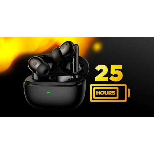 Уцінка навушники HATOR Hyperpunk Truepods Hybrid ANC (HTA431) Black (Розкрита упаковка, 902438) купити в Україні | Telemart фото