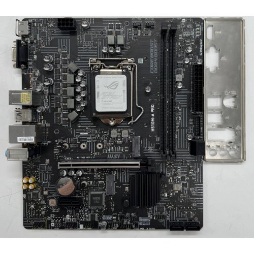 Материнська плата MSI H510M-A PRO (s1200, Intel H510) (Відновлено продавцем, 902445) купити в Україні | Telemart фото