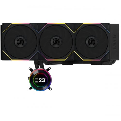 Готова СВО Lian Li HydroShift II LCD-C 360TL FLEX (G89.GHS2LCD36TFB.00) Black купити в Україні | Telemart фото