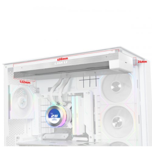 Готова СВО Lian Li HydroShift II LCD-C 360TL FLEX (G89.GHS2LCD36TFW.00) White купити в Україні | Telemart фото