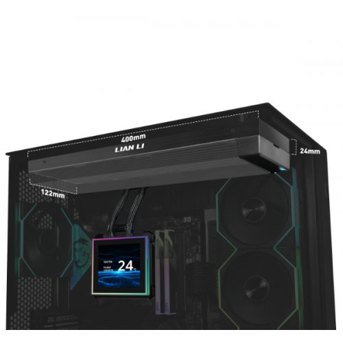 Готовая СВО Lian Li HydroShift II LCD-S 360TL FLEX (G89.GHS2LCDS36TFB.00) Black купить в Украине | Telemart фото