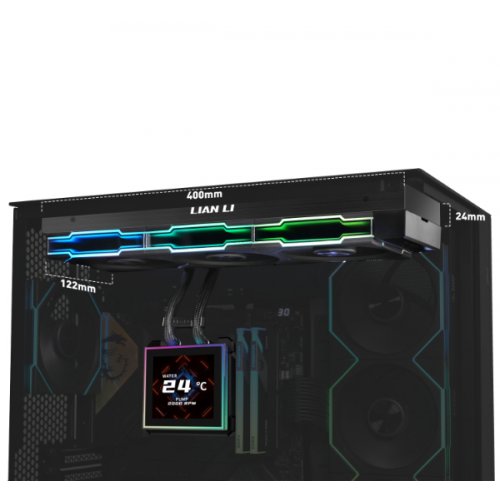 Готовая СВО Lian Li HydroShift II LCD-S 360TL FLEX (G89.GHS2LCDS36TFB.00) Black купить в Украине | Telemart фото