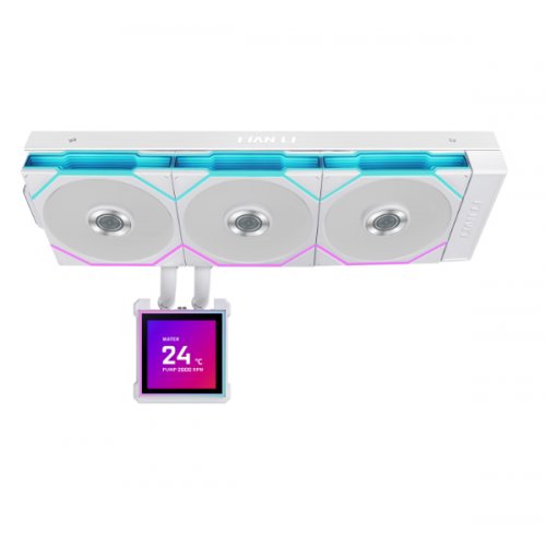 Готова СВО Lian Li HydroShift II LCD-S 360TL FLEX (G89.GHS2LCDS36TFW.00) White купити в Україні | Telemart фото