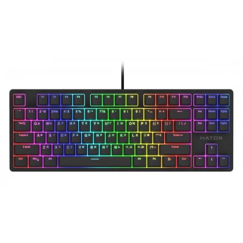 Клавиатура HATOR Rockfall 2 TKL Mecha Orange (HTK-520) Black (Восстановлено продавцом, 902458) купить в Украине | Telemart фото