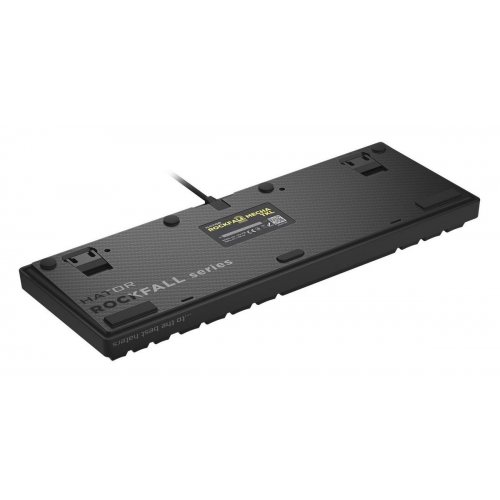 Клавиатура HATOR Rockfall 2 TKL Mecha Orange (HTK-520) Black (Восстановлено продавцом, 902458) купить в Украине | Telemart фото
