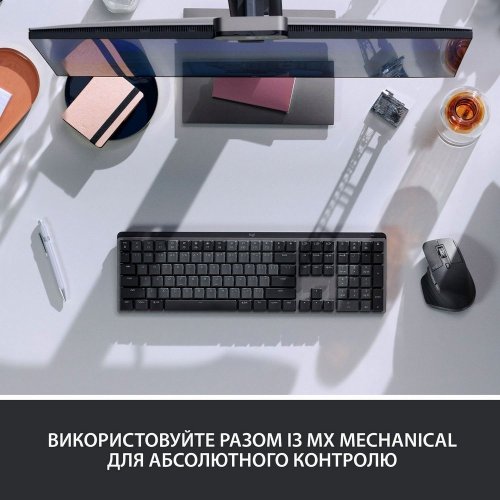 Мышка Logitech MX Master 3S Performance Wireless (910-006560) Pale Grey (Восстановлено продавцом, 902461) купить в Украине | Telemart фото