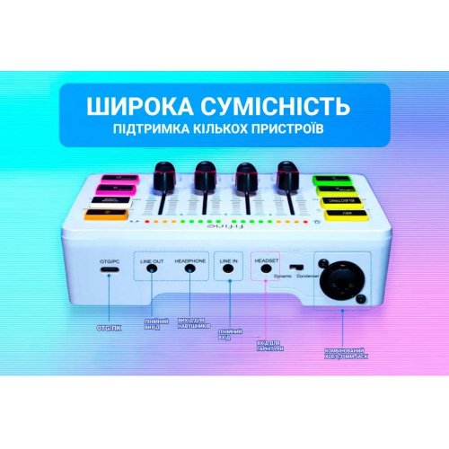 Микшер Fifine SC3 White (Восстановлено продавцом, 902464) купить в Украине | Telemart фото