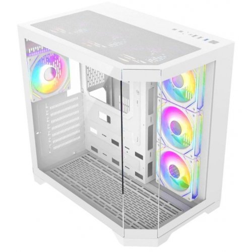 Корпус GAMEMAX HYPE-A Tempered Glass без БЖ White (Відновлено продавцем, 902468) купити в Україні | Telemart фото