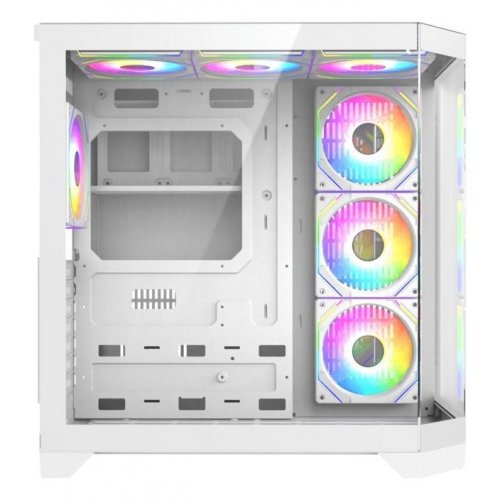 Корпус GAMEMAX HYPE-A Tempered Glass без БЖ White (Відновлено продавцем, 902468) купити в Україні | Telemart фото