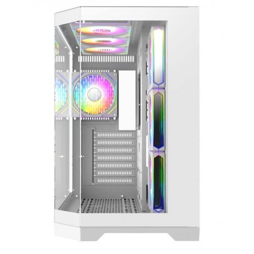 Корпус GAMEMAX HYPE-A Tempered Glass без БЖ White (Відновлено продавцем, 902468) купити в Україні | Telemart фото