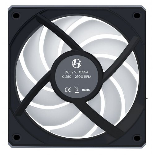 Кулер для корпусу Lian Li Uni Fan CL Flex Wireless 120 Reverse (G9F.12RCL1F1B.00) Black купити в Україні | Telemart фото
