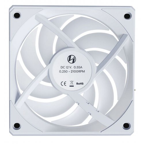 Кулер для корпусу Lian Li Uni Fan CL Flex Wireless 120 Reverse (G9F.12RCL1F1W.00) White купити в Україні | Telemart фото