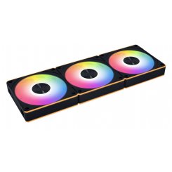Набір кулерів для корпусу Lian Li Uni Fan CL Flex Wireless 120 3 in 1 Reverse (G9F.12RCL1F3B.00) Black