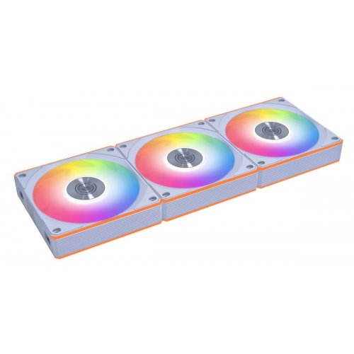 Набір кулерів для корпусу Lian Li Uni Fan CL Flex Wireless 120 3 in 1 Reverse (G9F.12RCL1F3W.00) White купити в Україні | Telemart фото