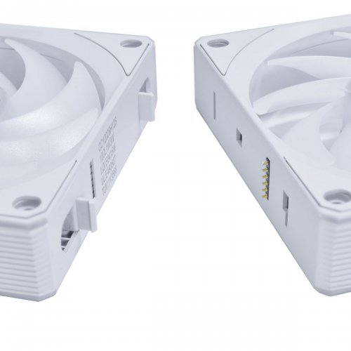 Набор кулеров для корпуса Lian Li Uni Fan CL Flex Wireless 120 3 in 1 (G9F.12CL1F3W.00) White купить в Украине | Telemart фото