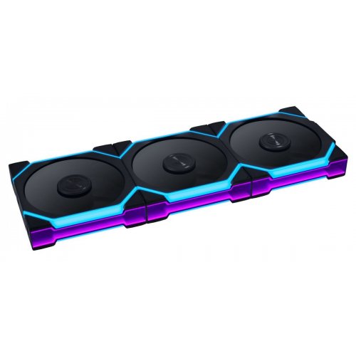 Набір кулерів для корпусу Lian Li Uni Fan SL Flex Wireless 120 3 in 1 (G9F.12SL1F3B.00) Black купити в Україні | Telemart фото