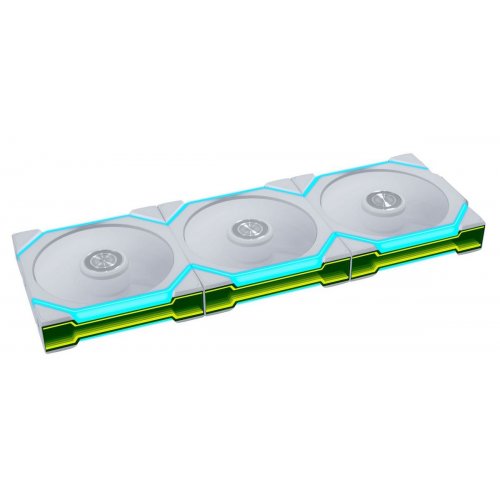 Набор кулеров для корпуса Lian Li Uni Fan SL Flex Wireless 120 3 in 1 (G9F.12SL1F3W.00) White купить в Украине | Telemart фото