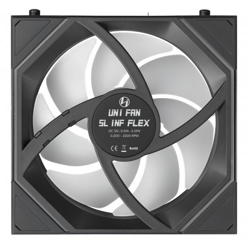 Кулер для корпуса Lian Li Uni Fan SL-INF Flex Wireless 120 (G9F.12SLIN1F1B.00) Black купить в Украине | Telemart фото