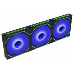 Набор кулеров для корпуса Lian Li Uni Fan SL-INF Flex Wireless 120 3 in 1 Reverse (G9F.12RSLIN1F3B.00) Black