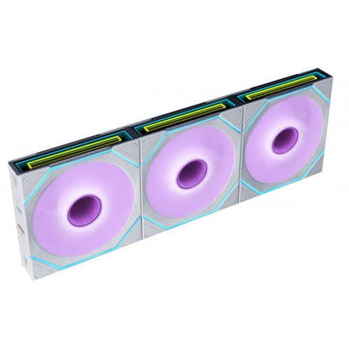 Набор кулеров для корпуса Lian Li Uni Fan SL-INF Flex Wireless 120 3 in 1 Reverse (G9F.12RSLIN1F3W.00) White купить в Украине | Telemart фото