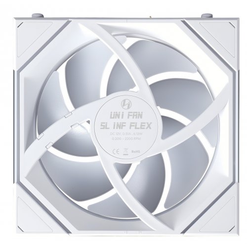Набор кулеров для корпуса Lian Li Uni Fan SL-INF Flex Wireless 120 3 in 1 Reverse (G9F.12RSLIN1F3W.00) White купить в Украине | Telemart фото
