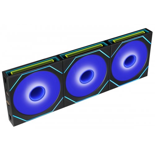 Набор кулеров для корпуса Lian Li Uni Fan SL-INF Flex Wireless 120 3 in 1 (G9F.12SLIN1F3B.00) Black купить в Украине | Telemart фото