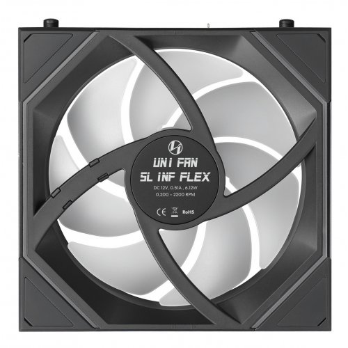 Набор кулеров для корпуса Lian Li Uni Fan SL-INF Flex Wireless 120 3 in 1 (G9F.12SLIN1F3B.00) Black купить в Украине | Telemart фото