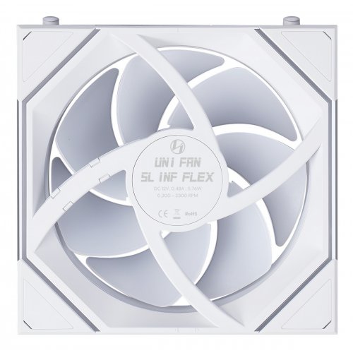 Набор кулеров для корпуса Lian Li Uni Fan SL-INF Flex Wireless 120 3 in 1 (G9F.12SLIN1F3W.00) White купить в Украине | Telemart фото