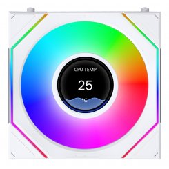 Кулер для корпуса Lian Li Uni Fan SL-INF LCD Flex Wireless 120 (G9F.12SLIND1F1W.00) White