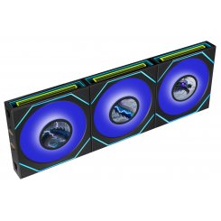 Набор кулеров для корпуса Lian Li Uni Fan SL-INF LCD Flex Wireless 120 3 in 1 Reverse (G9F.12RSLIND1F3B.00) Black