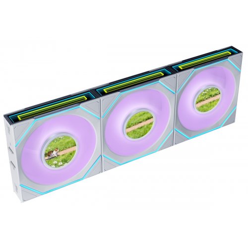 Набор кулеров для корпуса Lian Li Uni Fan SL-INF LCD Flex Wireless 120 3 in 1 Reverse (G9F.12RSLIND1F3W.00) White купить в Украине | Telemart фото