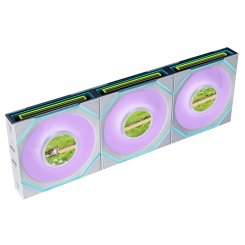 Набор кулеров для корпуса Lian Li Uni Fan SL-INF LCD Flex Wireless 120 3 in 1 (G9F.12SLIND1F3W.00) White