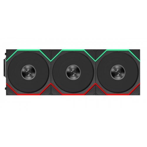 Набор кулеров для корпуса Lian Li Uni Fan TL Flex Wireless 120 3 in 1 Reverse (G9F.12RTL1F3B.00) Black купить в Украине | Telemart фото