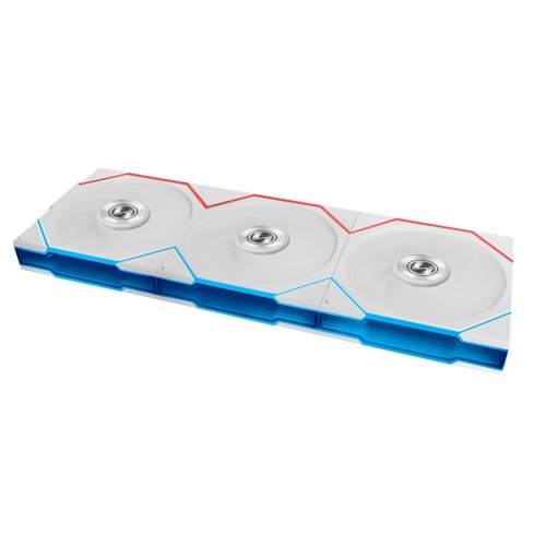 Набор кулеров для корпуса Lian Li Uni Fan TL Flex Wireless 120 3 in 1 Reverse (G9F.12RTL1F3W.00) White купить в Украине | Telemart фото