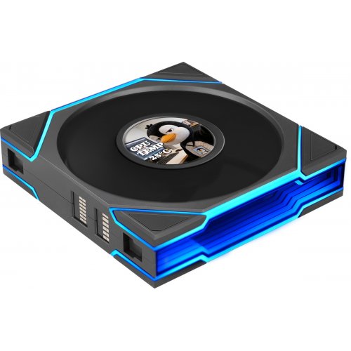 Кулер для корпуса Lian Li Uni Fan TL LCD Flex Wireless 120 Reverse (G9F.12RTLLCD1F1B.00) Black купить в Украине | Telemart фото