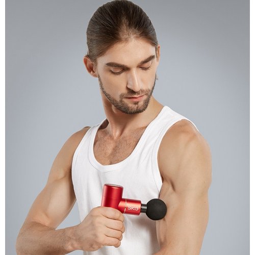 Масажний пістолет SKG Gun F3mini Red купити в Україні | Telemart фото