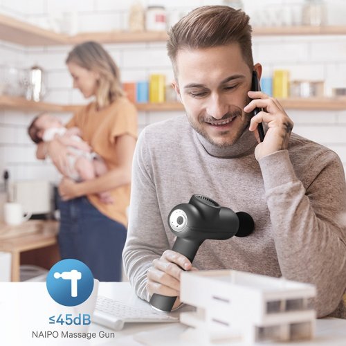 Массажный пистолет Naipo MGG-2103 купить в Украине | Telemart фото