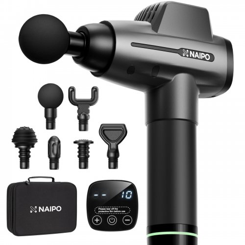 Массажный пистолет Naipo NPMGUN-006 купить в Украине | Telemart фото