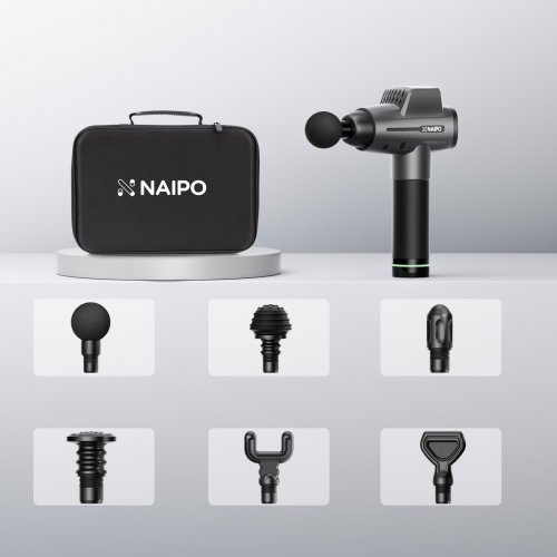 Массажный пистолет Naipo NPMGUN-006 купить в Украине | Telemart фото
