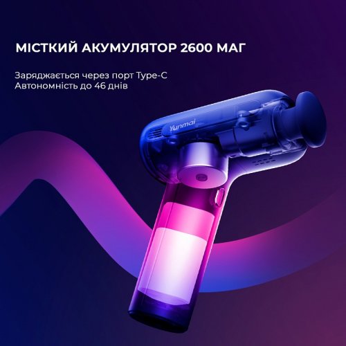 Массажный пистолет Yunmai Massage Gun Ease Pro (YMFG-M406) купить в Украине | Telemart фото