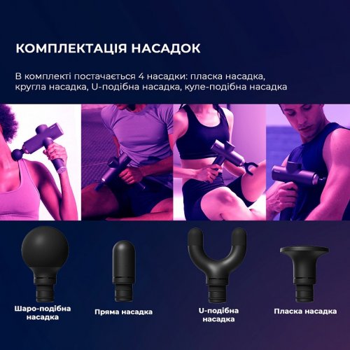 Масажний пістолет Yunmai Massage Gun Prime 2 (YMFG-M418) купити в Україні | Telemart фото