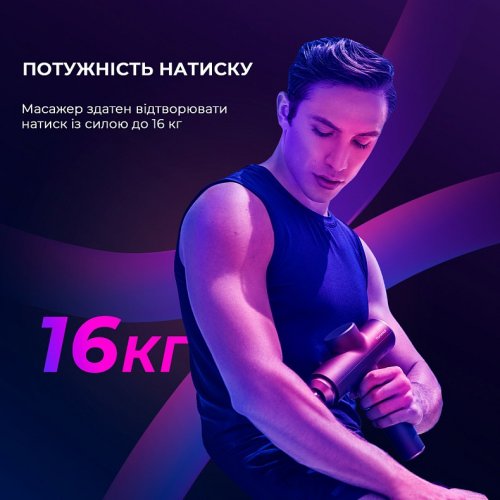 Масажний пістолет Yunmai Massage Gun Prime 2 (YMFG-M418) купити в Україні | Telemart фото
