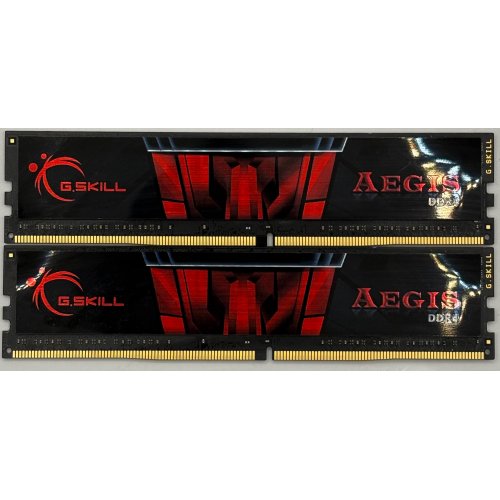 Озп G.Skill DDR4 16GB (2x8GB) 3000Mhz Aegis (F4-3000C16D-16GISB) (Відновлено продавцем, 902728) купити в Україні | Telemart фото