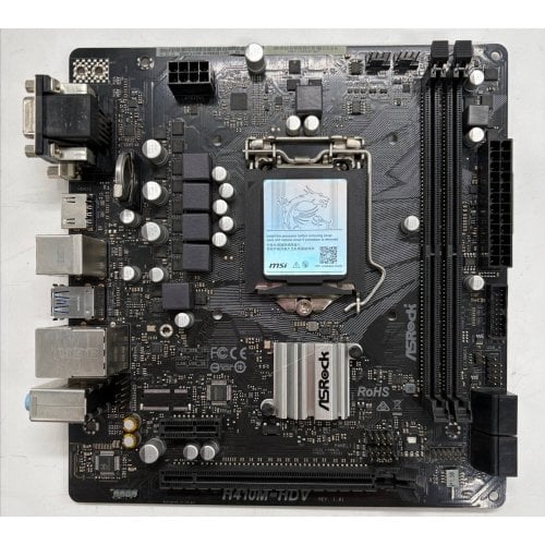 Материнська плата AsRock H410M-HDV (s1200, Intel H410) (Відновлено продавцем, 902955) купити в Україні | Telemart фото